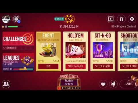 Zynga Poker games